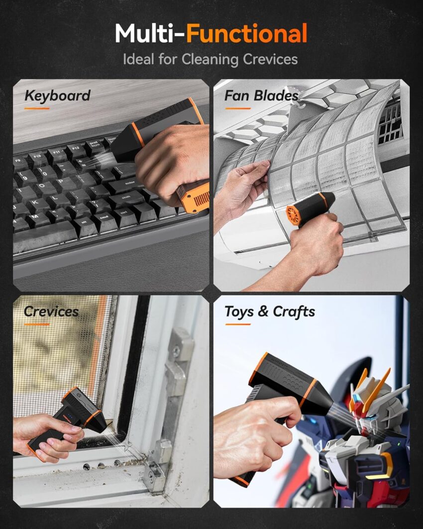 WOLFBOX MF50 Electric Air Duster : The best Air Duster