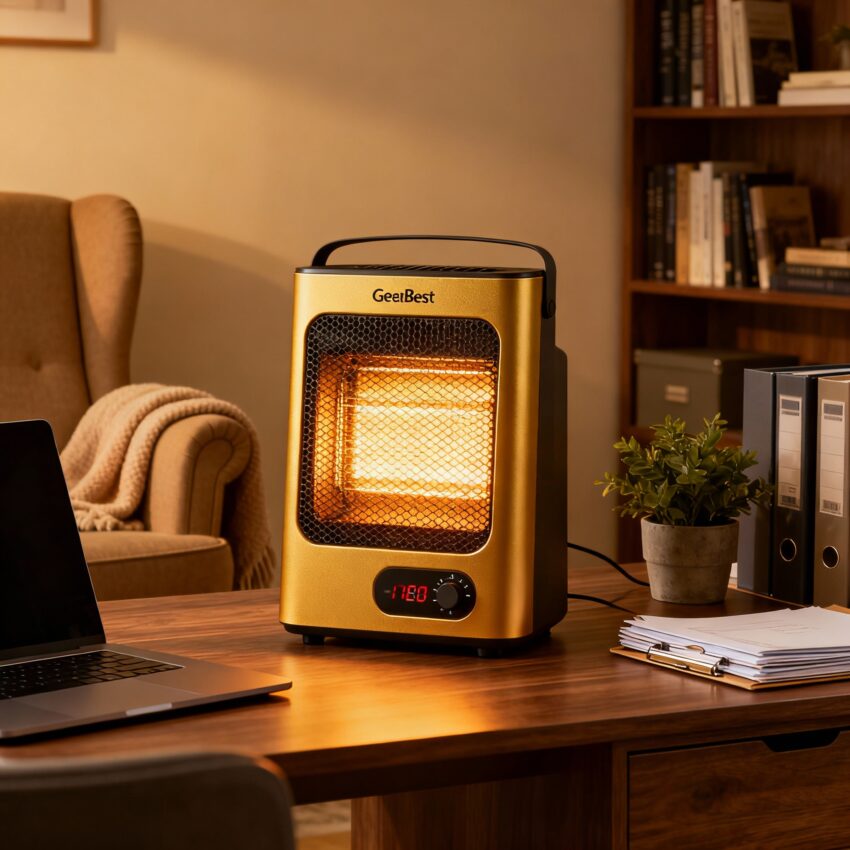 GiveBest Portable Electric Space Heater : 1500W Ceramic Heating with Thermostat Control